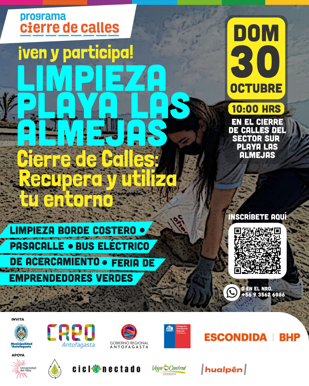 Invitan a jornada de limpieza de playa Las Almejas