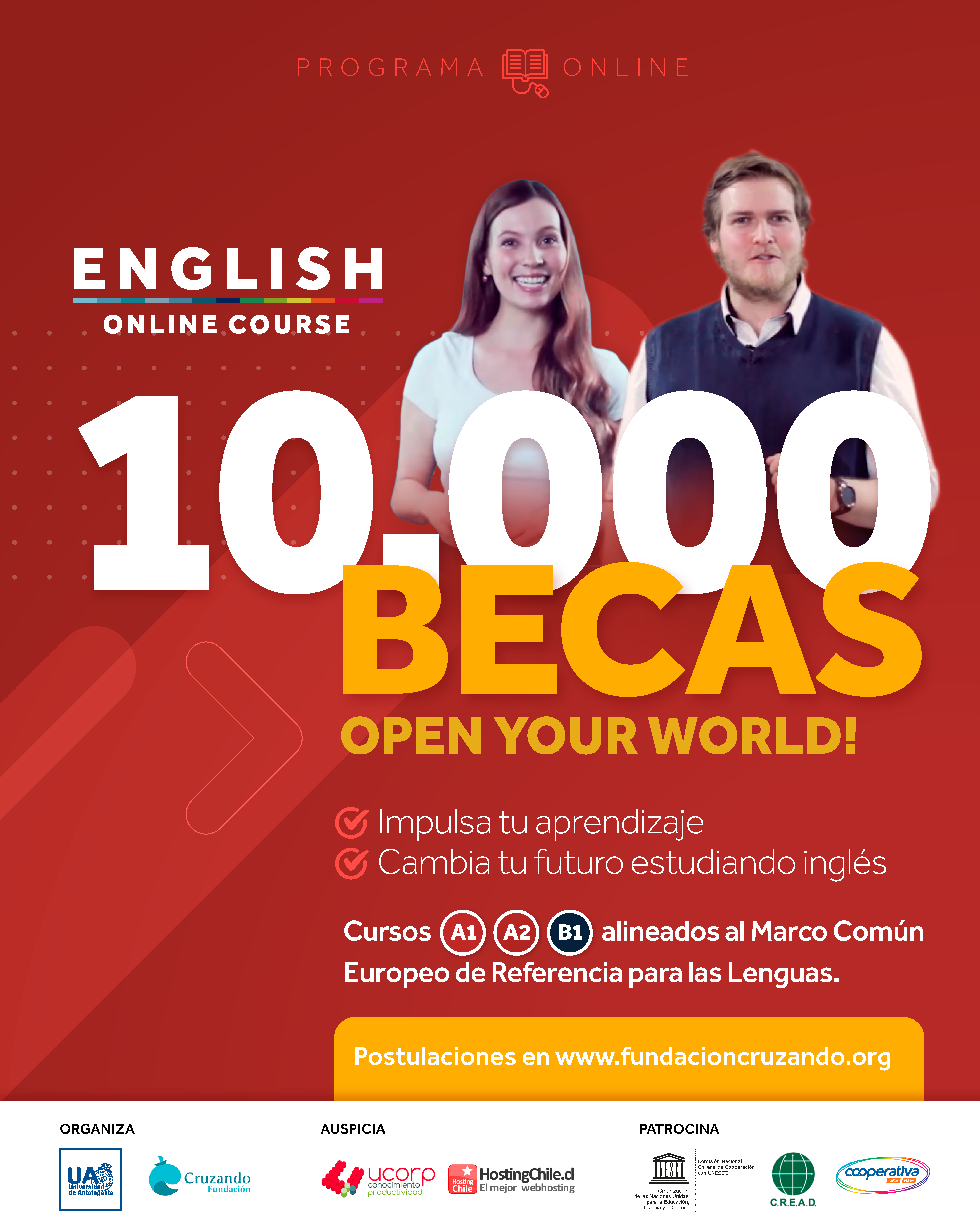 Programa en línea ofrece 10.000 becas para aprender o mejorar nivel de inglés