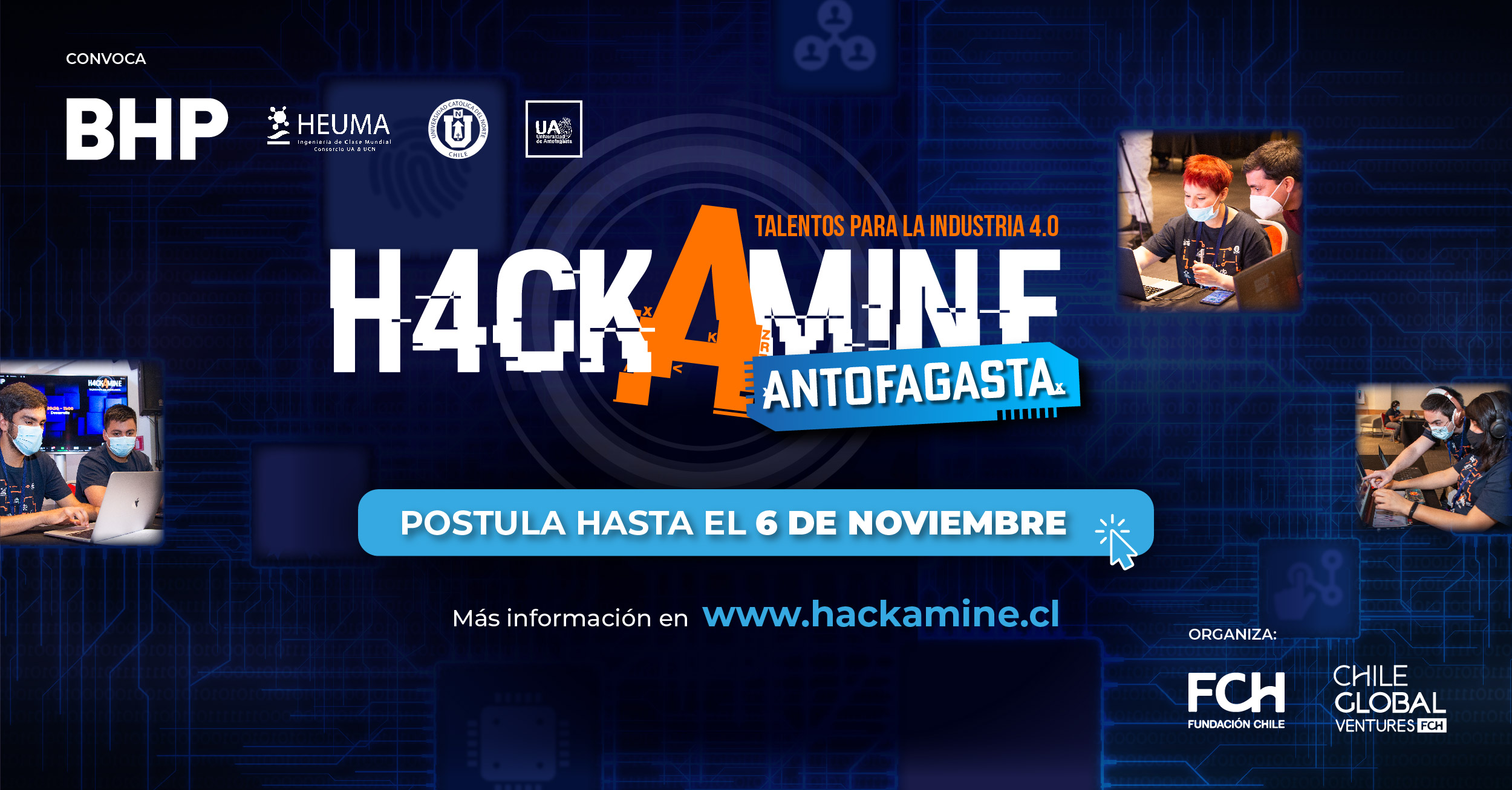 Lanzan cuarta versión de Hackamine en busca de los mejores estudiantes universitarios y egresados de la región