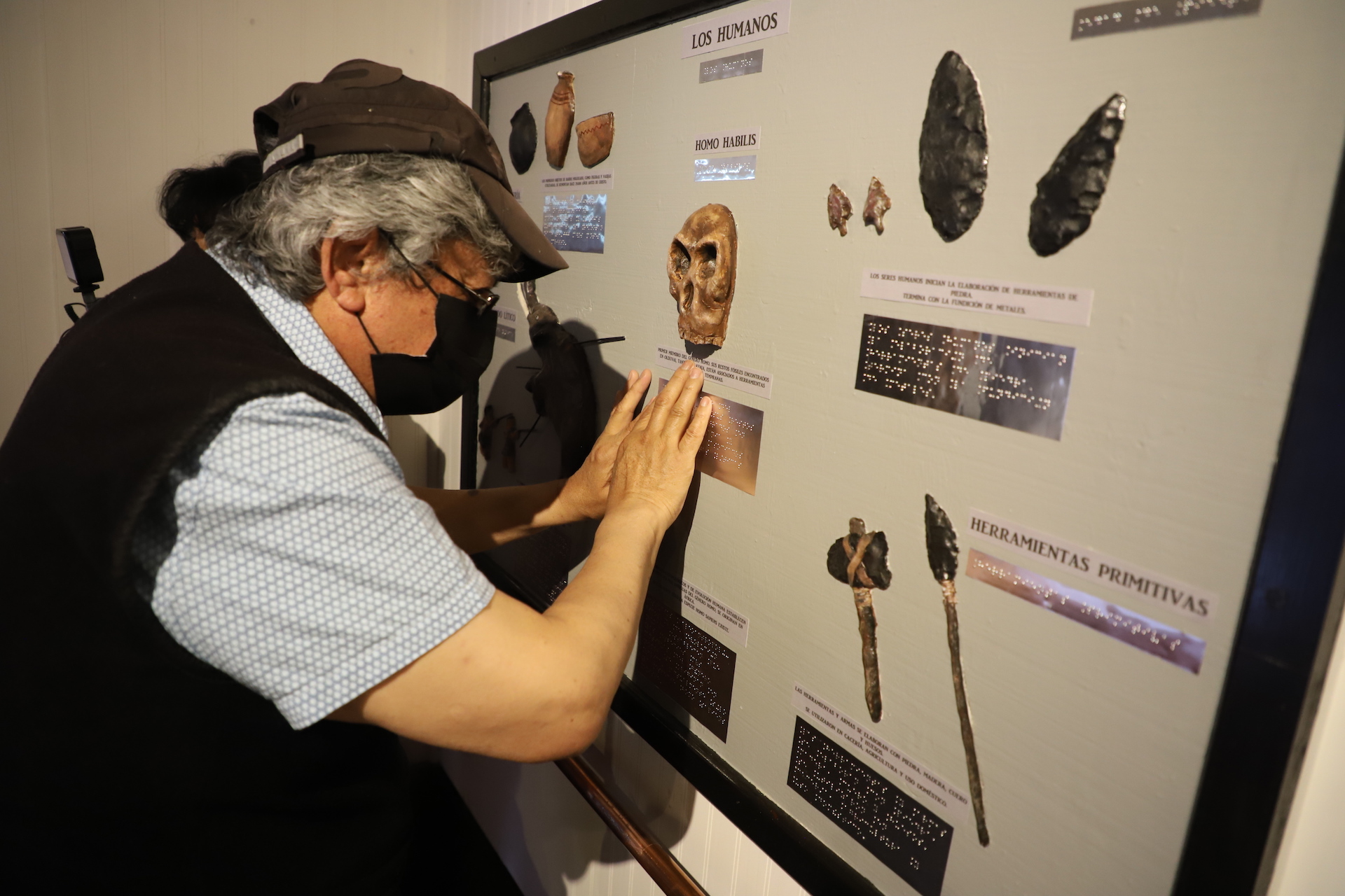 Inauguran “Tocar Para Ver”: La primera exposición para personas ciegas en Museo