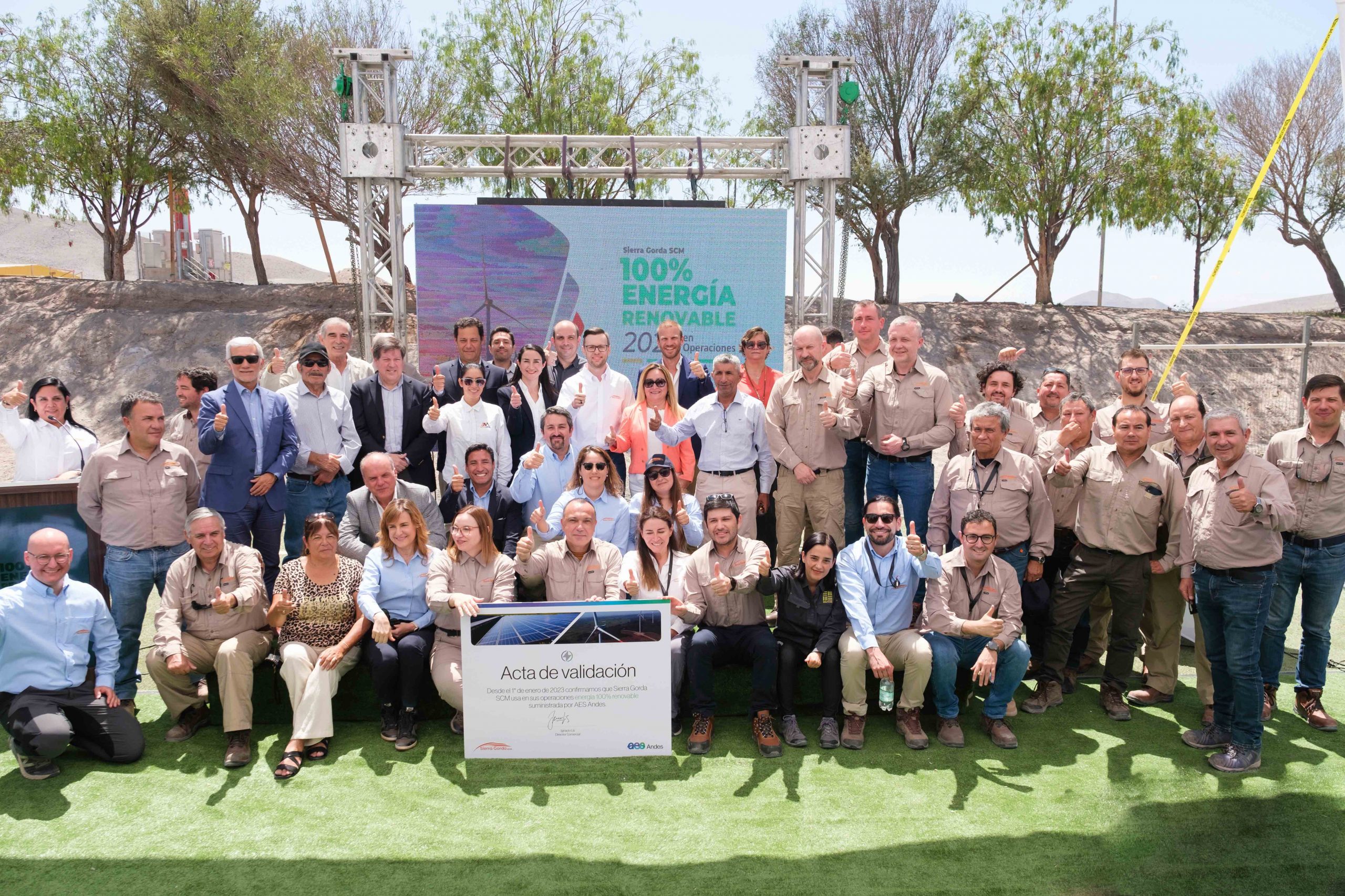 Otro paso hacia la sustentabilidad: minera opera con 100% energías renovables