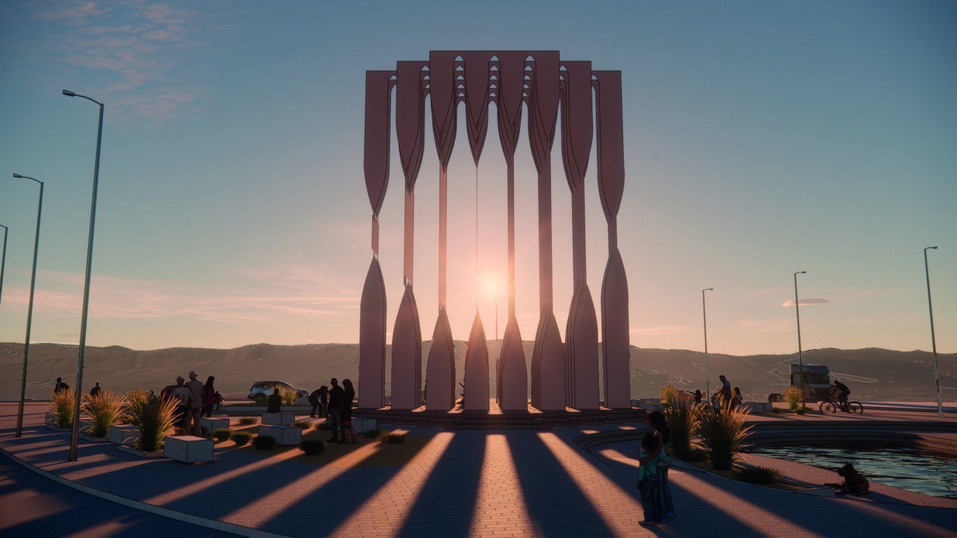 <strong>Municipalidad de Calama financiará la ingeniería de detalles de la escultura del acceso sur “Silueta del Espejismo Solar”</strong>