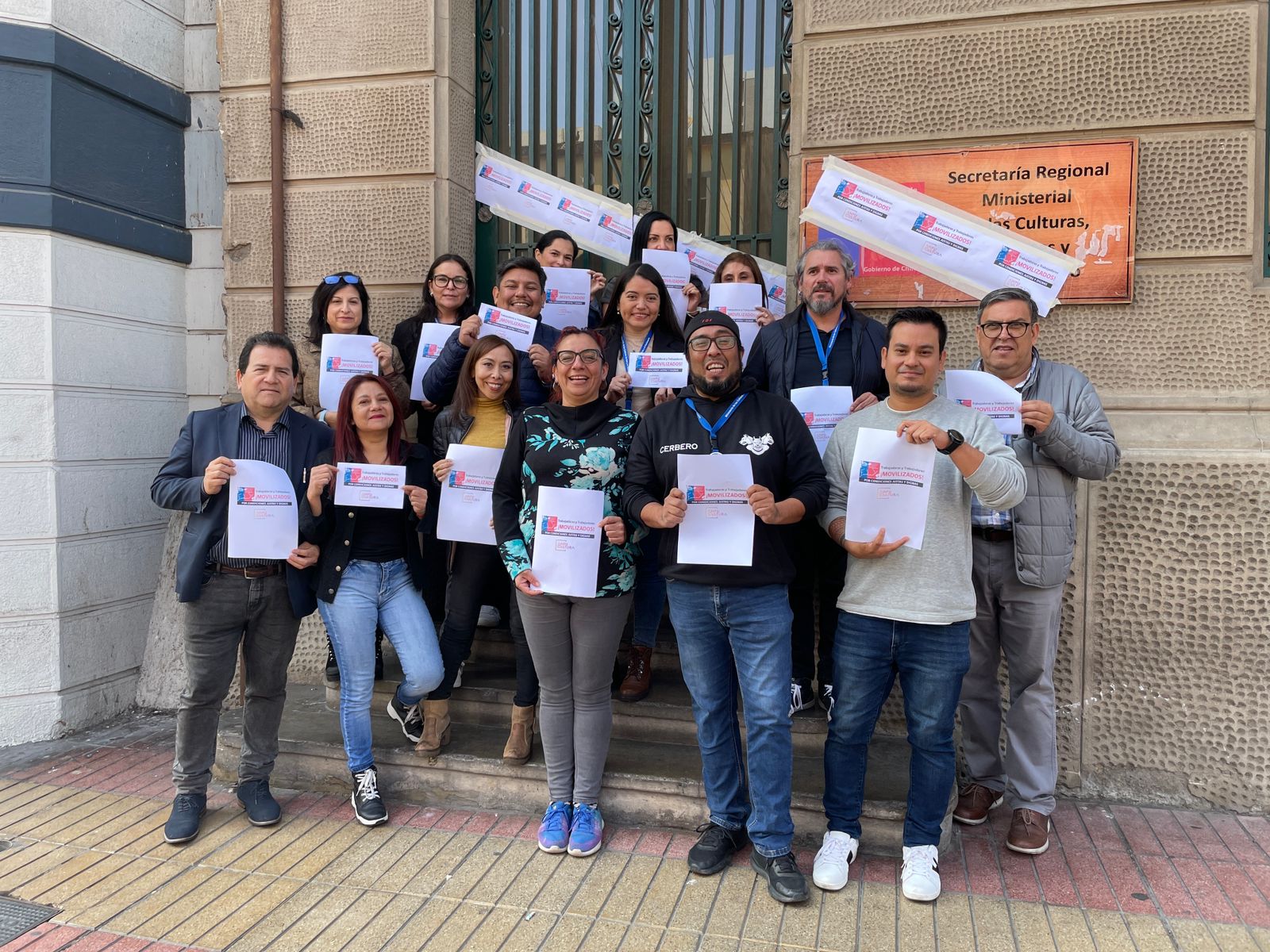 Trabajadoras y trabajadores de la Seremi de las Culturas se suman a paro nacional de asociaciones gremiales del ministerio