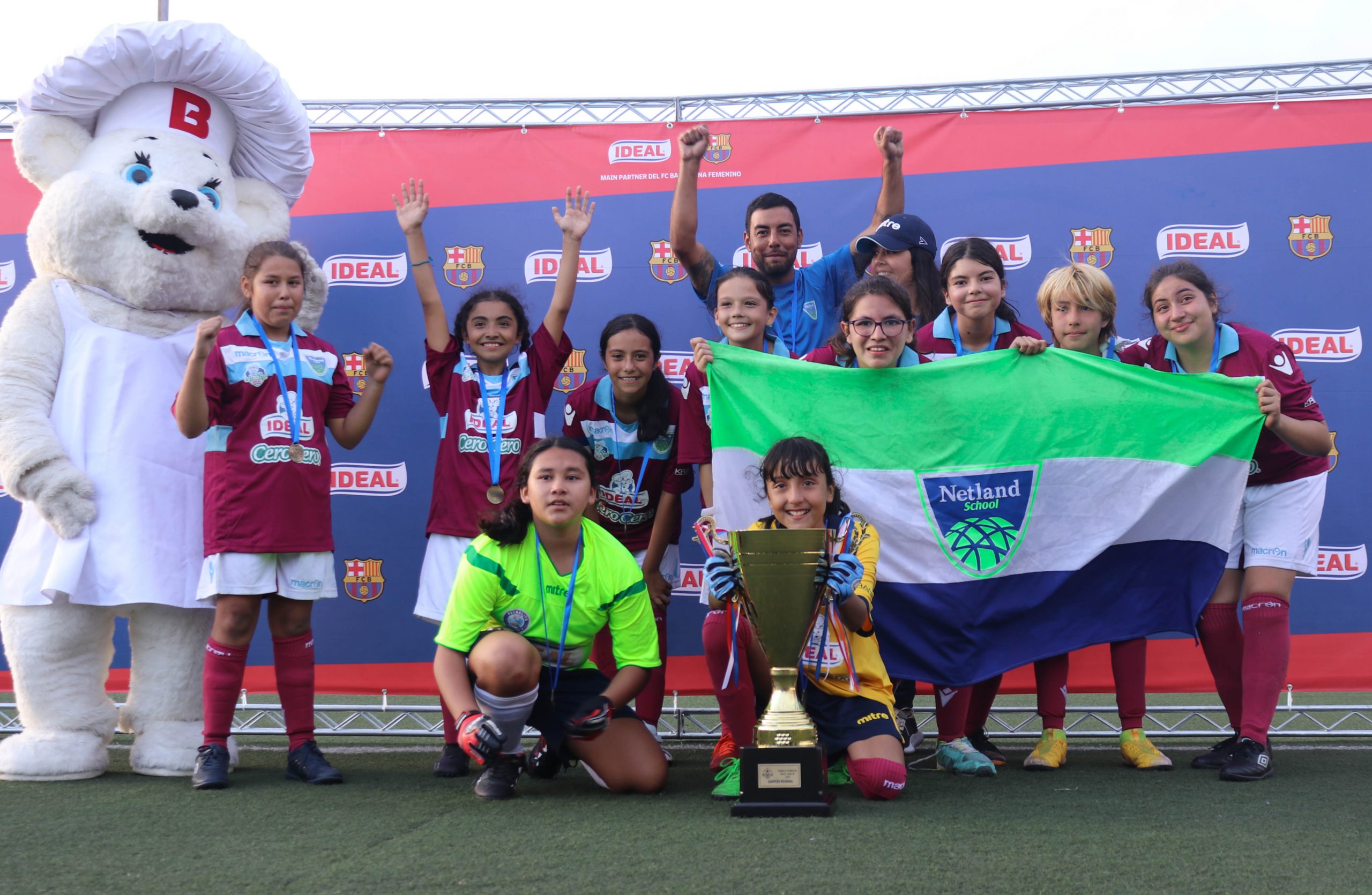 16 colegios participaron del campeonato escolar femenino “Futbolito Ideal 2023”