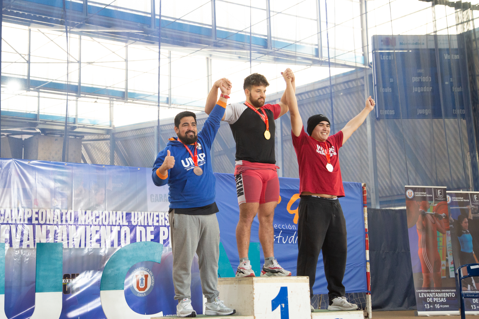 <strong>Con entrega de medallas finaliza Campeonato Nacional Universitario de Levantamiento de Pesas</strong>