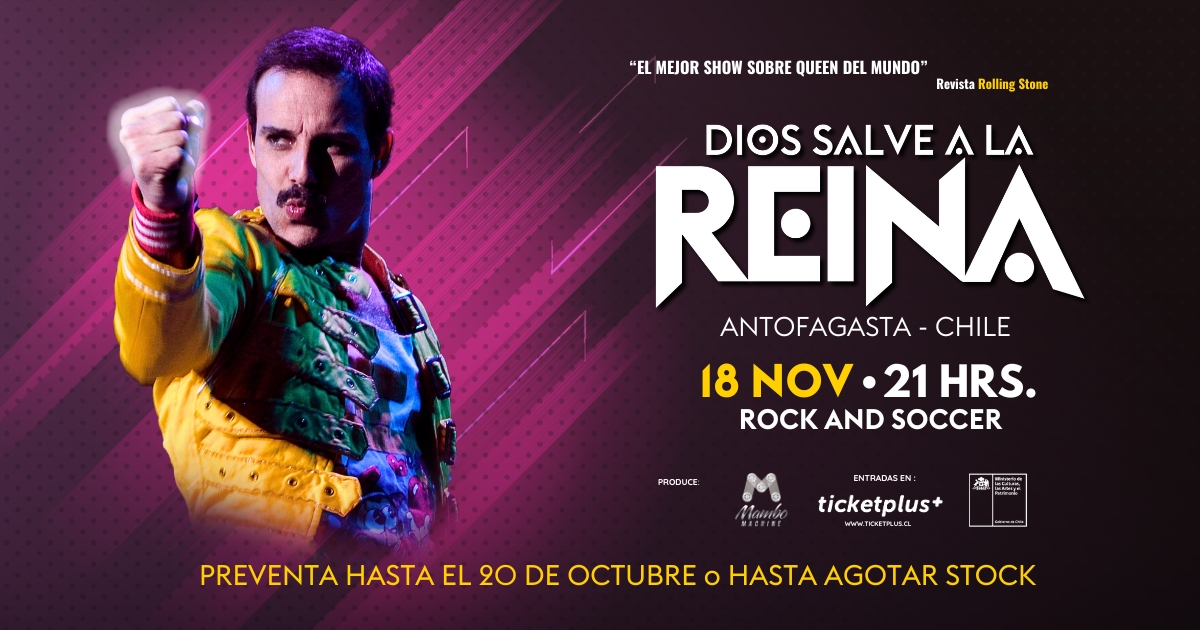 “Dios Salve a la Reina” regresa presentando los éxitos de Queen
