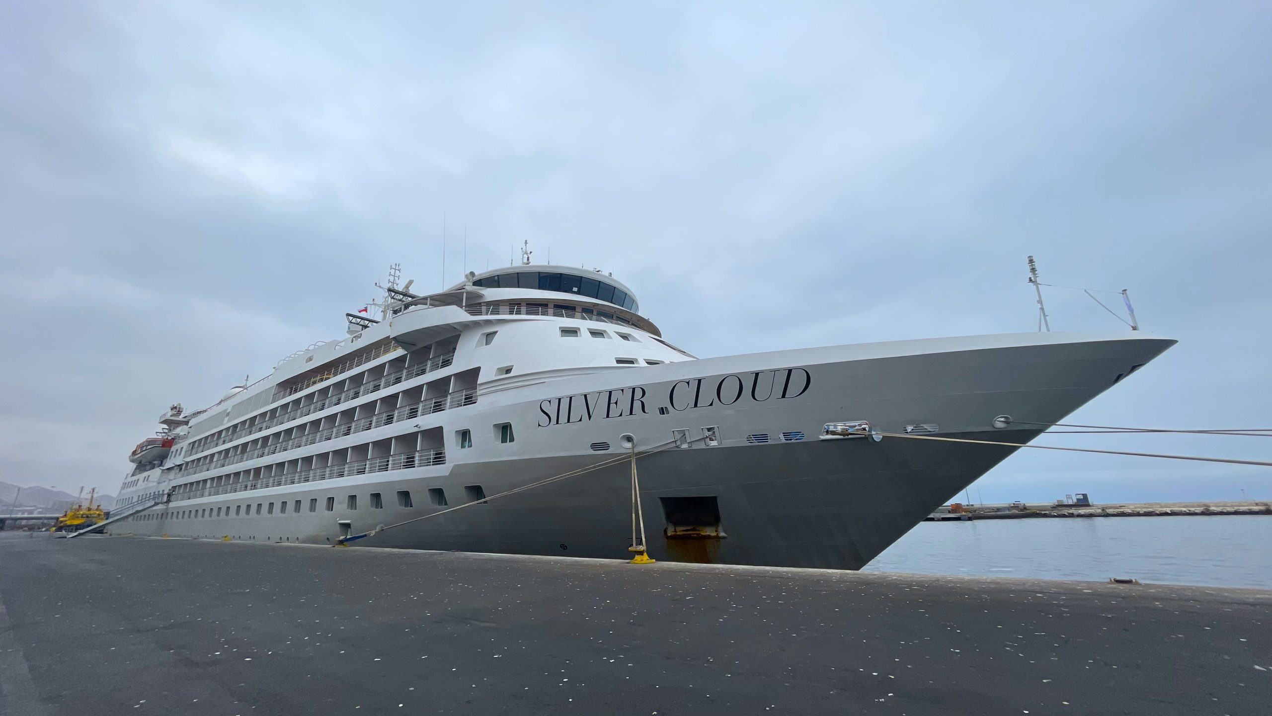 <strong>Crucero Silver Cloud recaló en Puerto Antofagasta</strong>