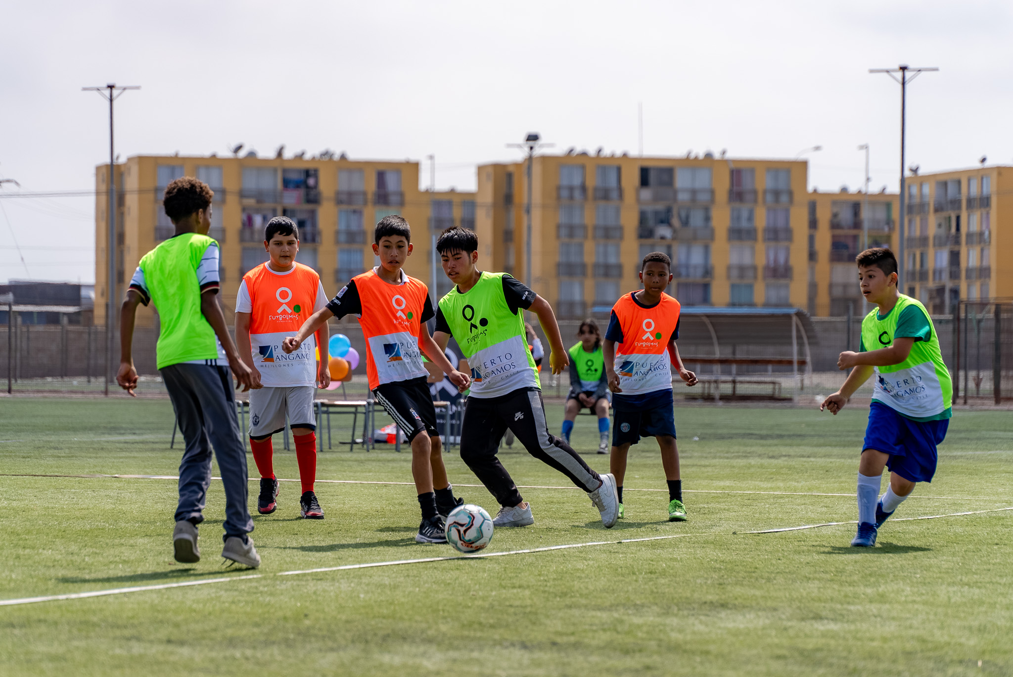 Niños participaron en la final regional de Fútbol Más