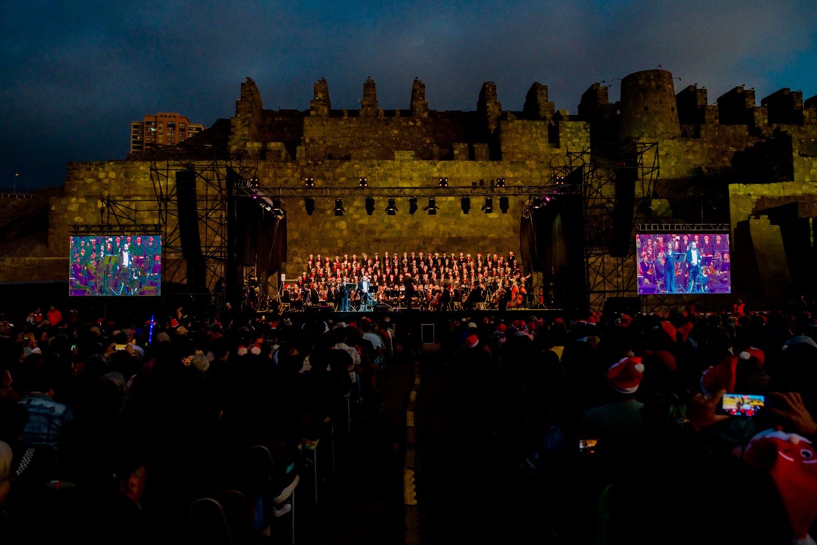 <strong>Tradicional Concierto de Navidad en las Ruinas de Huanchaca registró más de 7000 asistentes</strong>