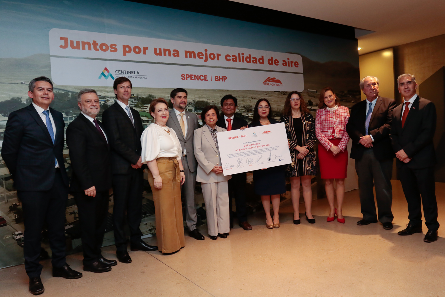 Mineras Spence | BHP, Centinela de Antofagasta Minerals y Sierra Gorda SCM se  comprometen a mejorar la calidad de aire