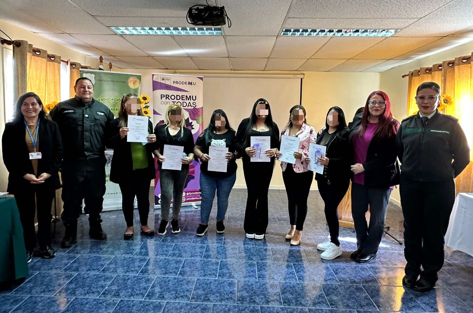 Internas del Centro de Educación y Trabajo de Gendarmería recibieron certificación de PRODEMU