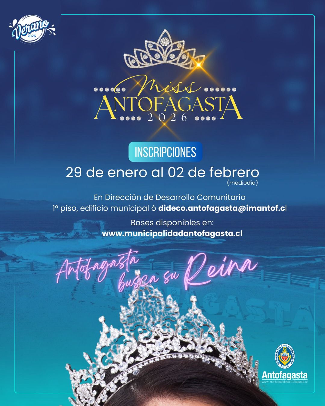 Abren postulaciones para Miss Antofagasta