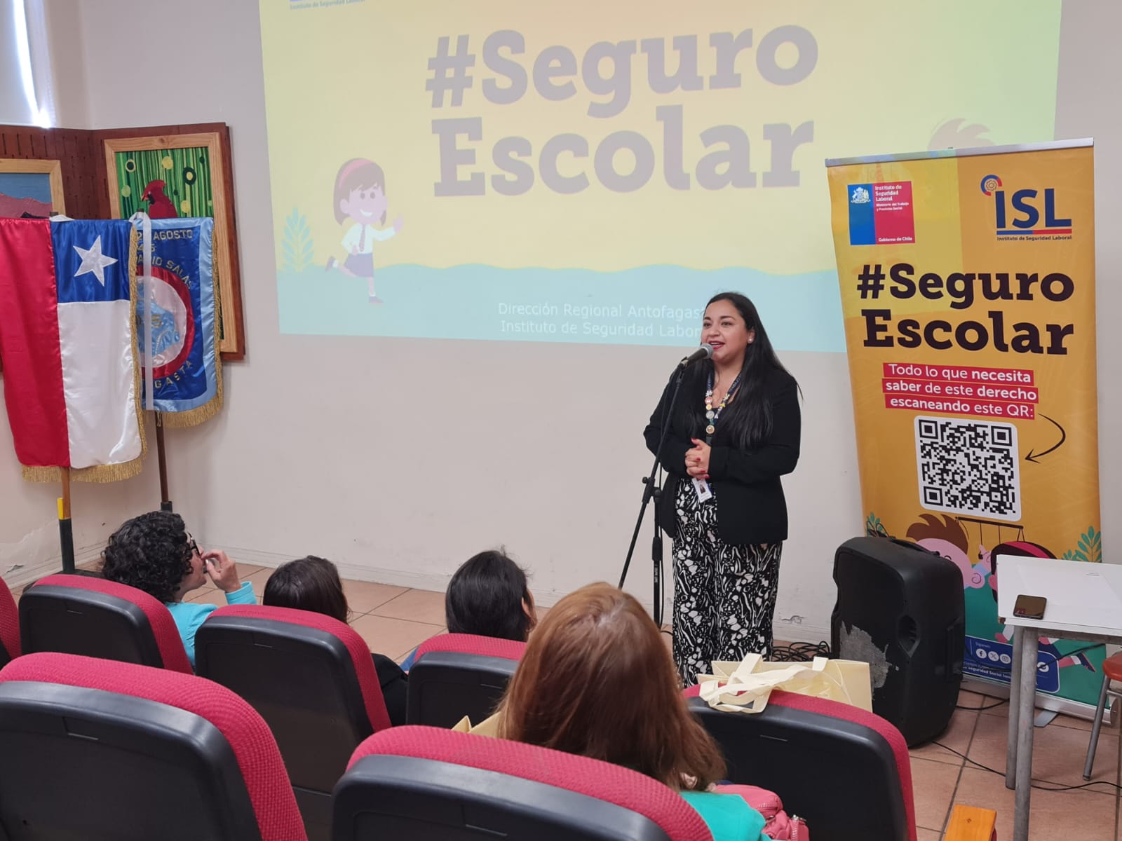 ISL informa los beneficios del Seguro Escolar