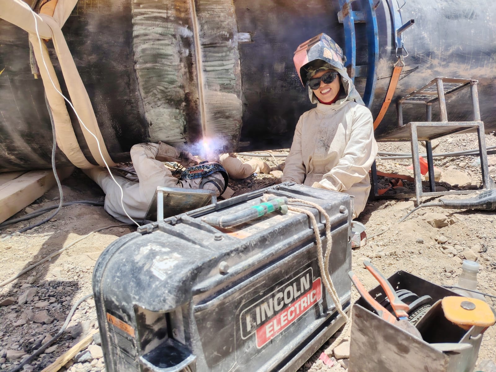 Mujeres dejan huella en la desaladora