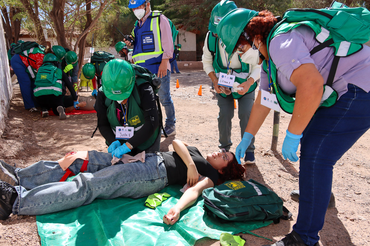Comunidades de Michilla, Hornitos y Mejillones fortalecieron su capacidad de respuesta ante emergencias