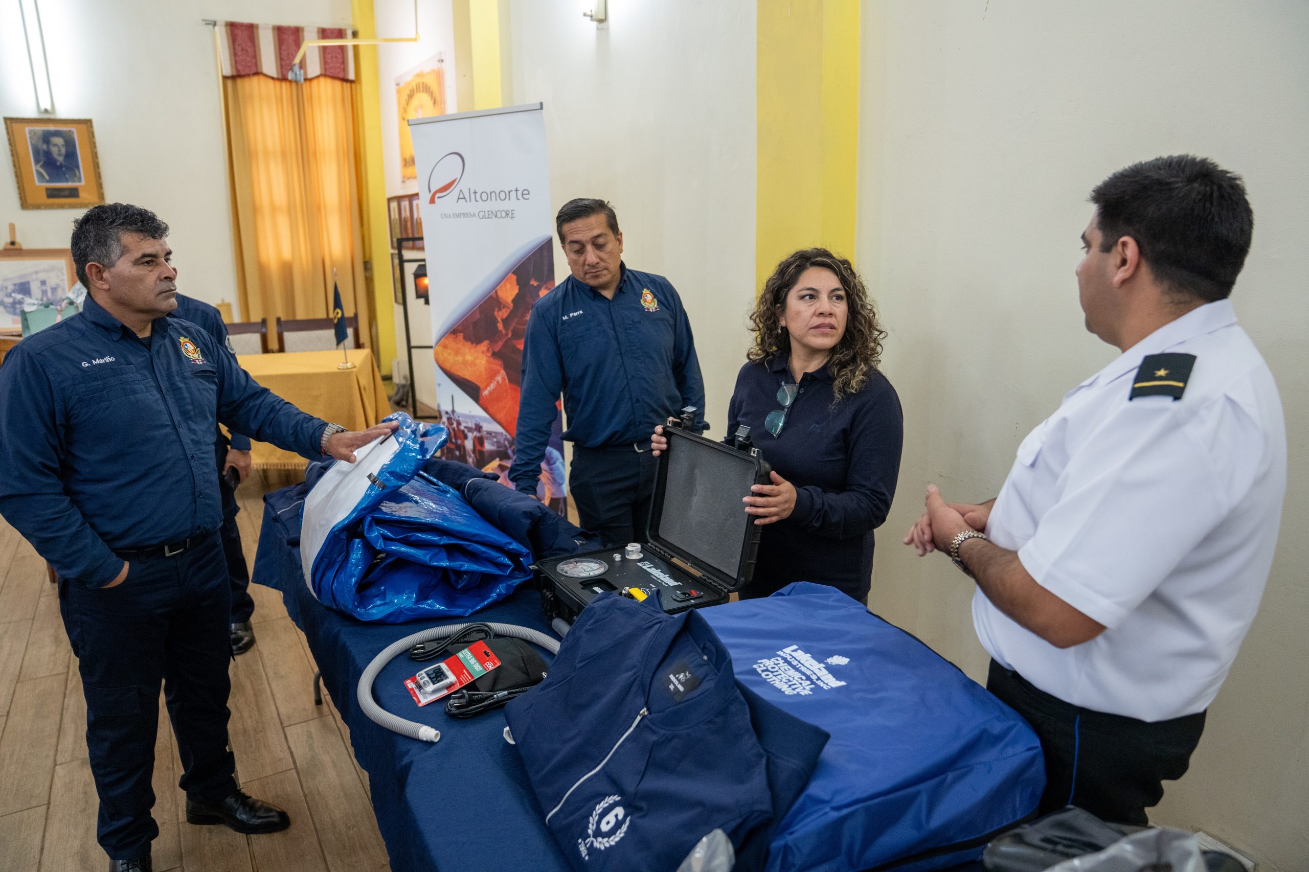 Alianza estratégica entre Altonorte y Bomberos fortalece la seguridad ante emergencias HAZMAT