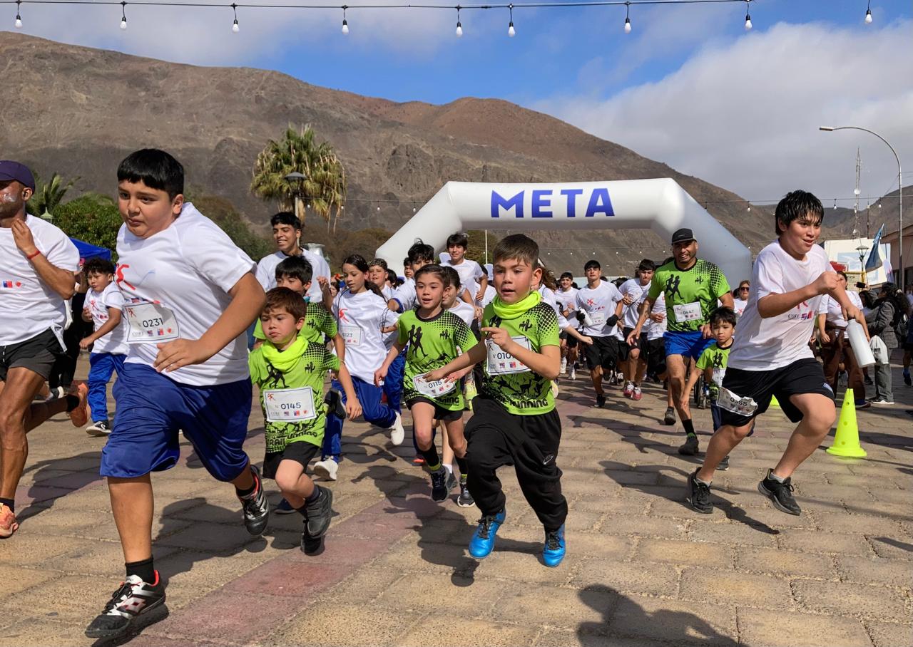 400 escolares participaron en corrida Elige Vivir Sano