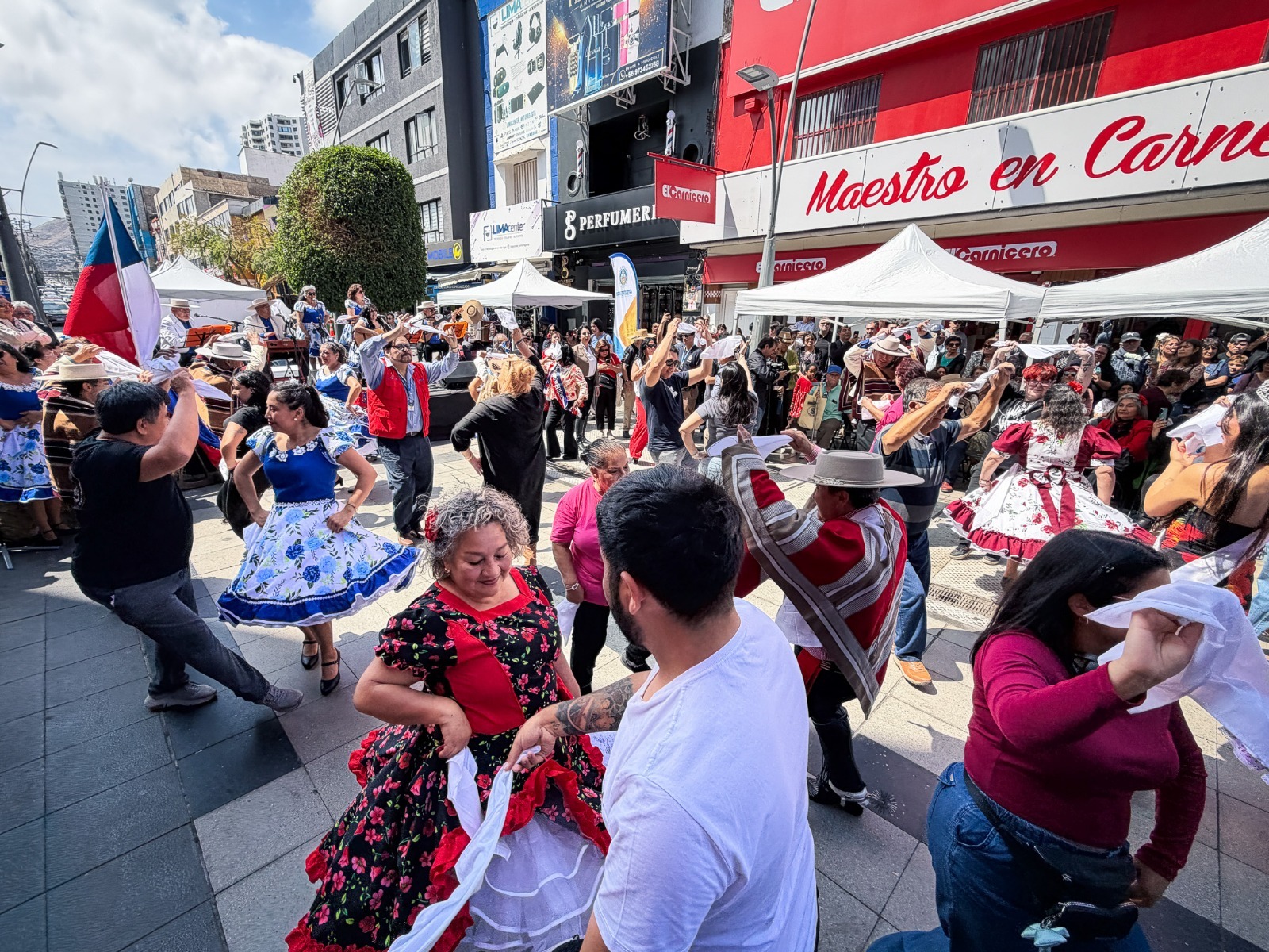 “Pañuelos al Viento” llenó de cueca y tradición el centro